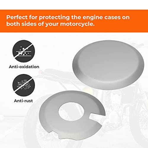 Ignition Clutch Case Covers Guards Kit For Suzuki Drz400 Dr-Z400S Drz400Sm Kawasaki Klx400 Silver #TOP1