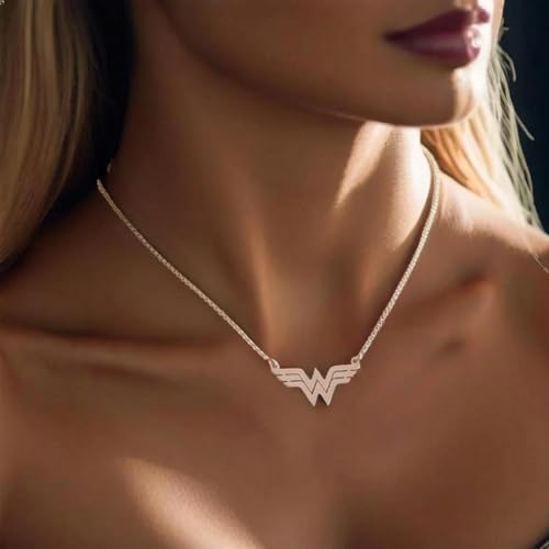 Tapp Collections Stainless Steel Superhero Pendant Necklace2