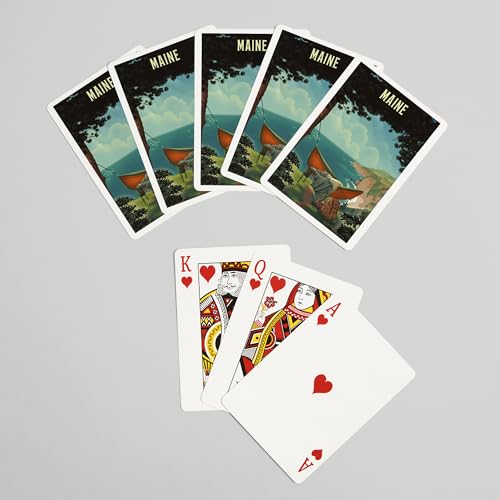 Lantern Press Baraja Poker 52 Cartas Talla Estándar miniatura 7