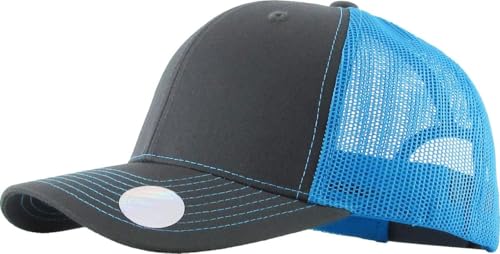 Image of Classic 6 Panel Cotton Twill Mesh Trucker Cap Hat Adjustable Snapback Hat