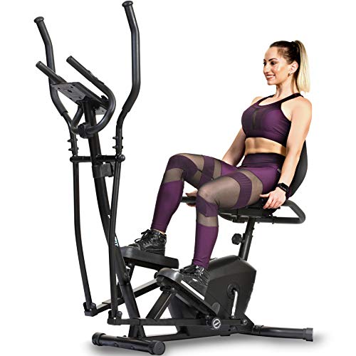 Elíptico e Bicicleta Ergométrica PodiumFit EH100 2em1 Silencioso