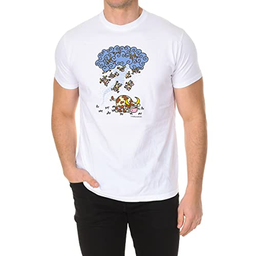 Kukuxumusu Camiseta Manga Corta y Cuello Redondo ZURRUNBILO para Hombre