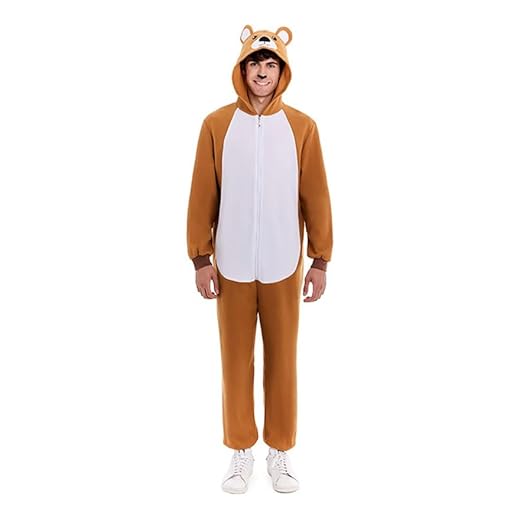 Partilandia | Disfraz de Oso Pardo para adulto (Talla M)