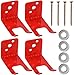 Fire Extinguisher Mount 4Pcs L-Shaped Fire Extinguisher Bracket with Accessories Easy to Install for Holding Tools