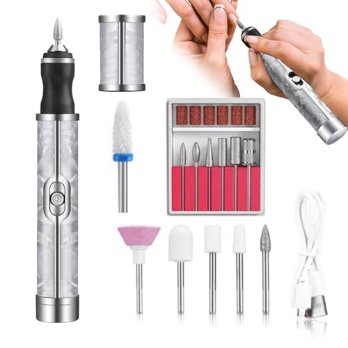 Taladro eléctrico para uñas y máquina de pulido de 4 velocidades para manos y manicura spa