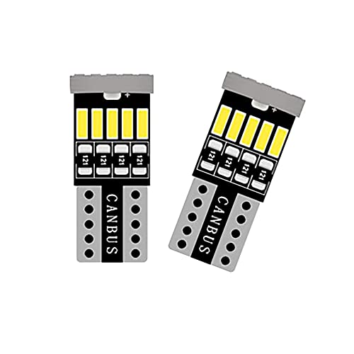 Awalited 2Pcs Super Bright 194 168 2825 W5W Led Bulb Canbus Error Free, 6000K T10 Led Bulbs For Dome Map License Plate Trunk Cargo Lights #TOP2