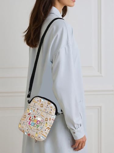 Lunch Lady Appreciation Crossbody Bag Cafeteria Crew Gift Lunch Squad Lunch Stuff Gift Cafeteria Lady Messange Bag4