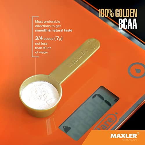 Maxler 100% Golden Bcaa Powder - Intra & Post Workout Recovery Drink For Accelerated Muscle Recovery & Lean Muscle Growth - 6 G Vegan Bcaas Amino Acids - 30 Servings - Watermelon #TOP3