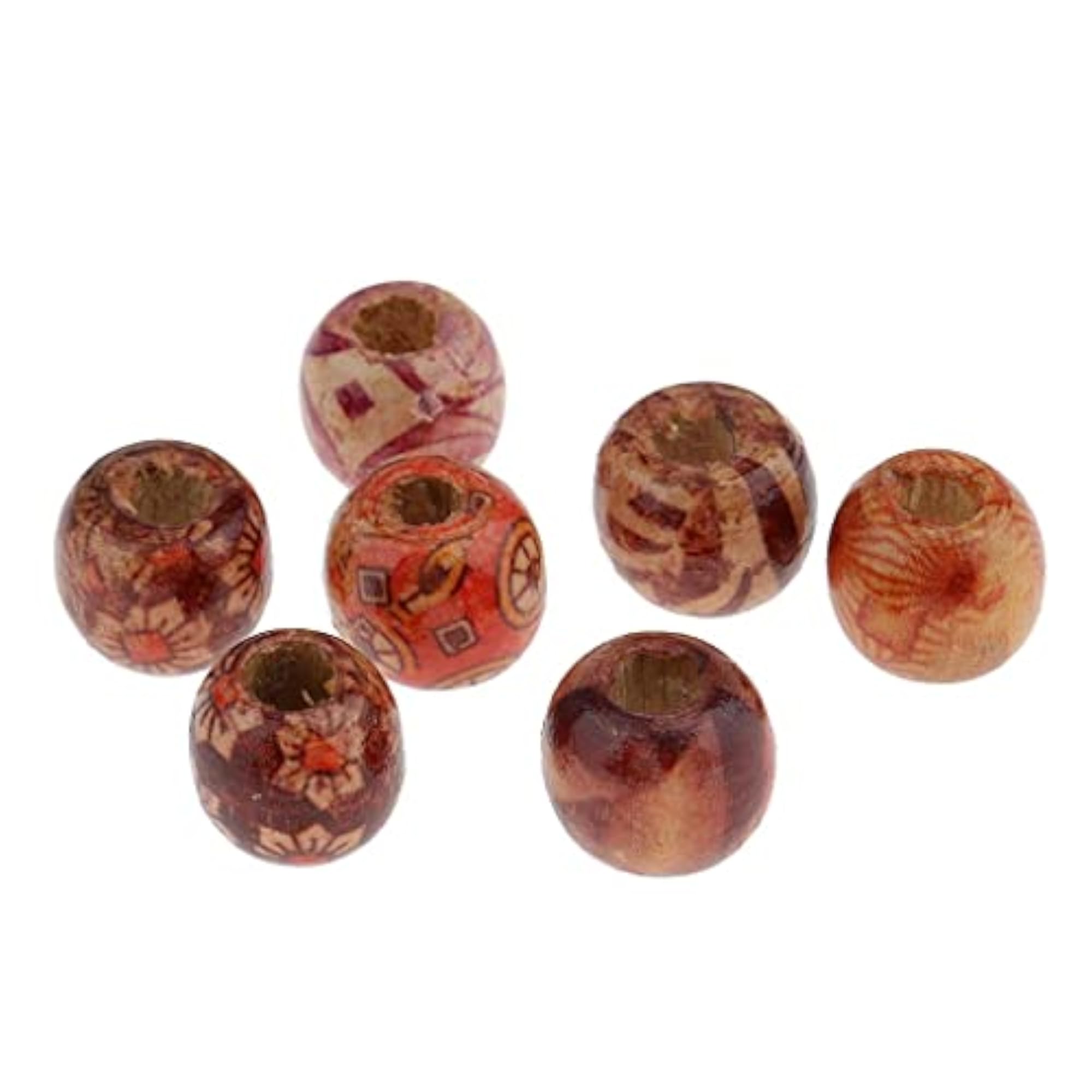 20 Hair Beads for Dreadlocks Tube Hair Decoration