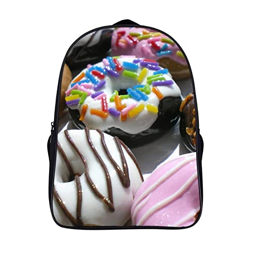 Sac à dos pour adolescents Donut cartable décontracté pour enfants de 40x28x16cm