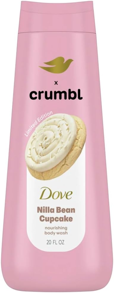 x Crumbl Moisturizing Liquid Body Wash | Nilla Bean Cupcake | 20oz Wash