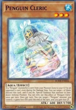 Penguin Cleric BODE-EN026 Common Englisch Near Mint 1. Auflage - Burst of Destiny - mit ReCollectibles-Versandschutz - für Yu-Gi-Oh!