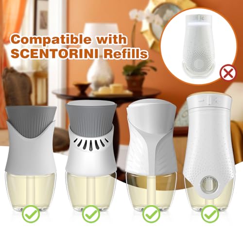 SCENTORINI Pumpkin Scent Plug In Air Freshener Refills 6 Pack (19ml Each) - Suitable for Air Wick & Glade - Halloween Fragrance Set for Autumn Home Decor - Image 4