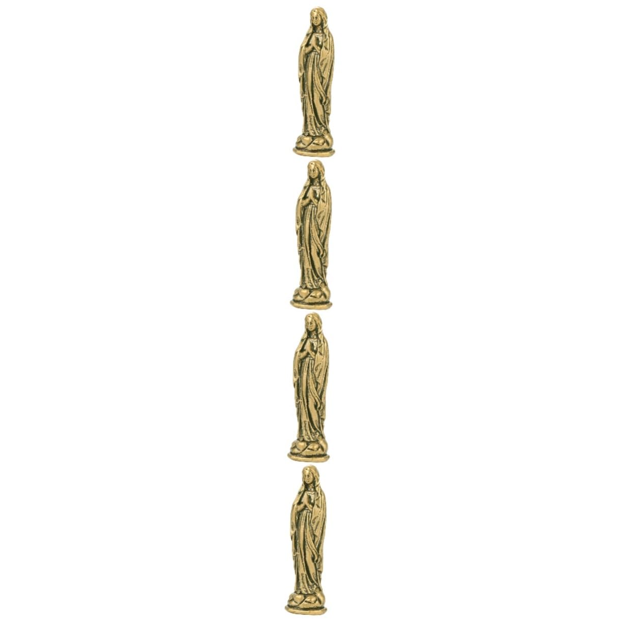 Figurines en laiton Maria miniatures catholiques Vierge Marie Mère Madonna