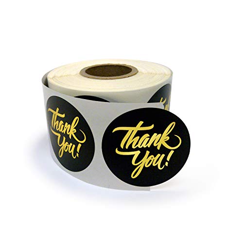 500 Thank You Stickers - Get Your Labels the Next Day!