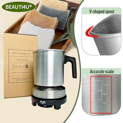 BEAUTI4U Soap Making Kit for Adults - Soap Making Supplies Heating Furnace - DIY Soap Making Kit for Adults Electric Furnace by BEAUTI4U - Image 4