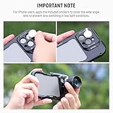 NEEWER 2x Converter with 200mm & 300mm Macro Lenses for Phone Camera Telephoto Lens Only, 7 Elements in 5 Groups, 17mm Thread Compatible with iPhone Android Samsung Xiaomi Phone Cage/Case, LS-79 - Image 7