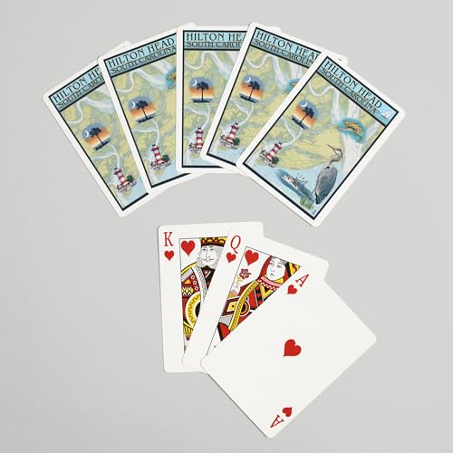 Baraja Poker Hilton Head South Carolina 52 Cartas miniatura 7