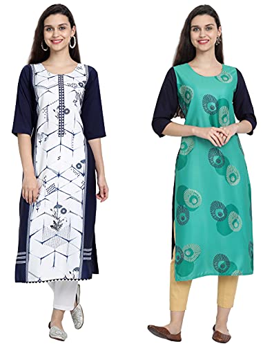 Image of Women's Crepe Regular Kurta