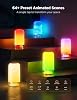 Lámpara de mesa inteligente RGBIC Govee 2, lámpara de noche táctil pequeña (con cable) | Lámpara de escritorio LED compatible con SmartThings, Matter, Alexa, lámpara de noche para dormitorio, sala, luz nocturna, 64 modos de escena 6