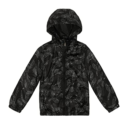 Image of SNOW DREAMS Boys Waterproof Rain Jacket Windbreaker Lightweight Coat Kids Raincoat Outerwear