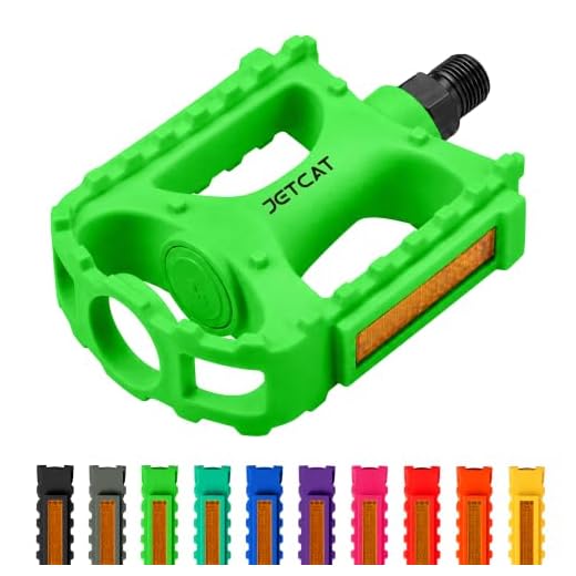 JETCAT Bicycle Pedals, Road Bike Pedals Replacement, Bike Parts, Bicycle Parts 9/16 Adult/Kids