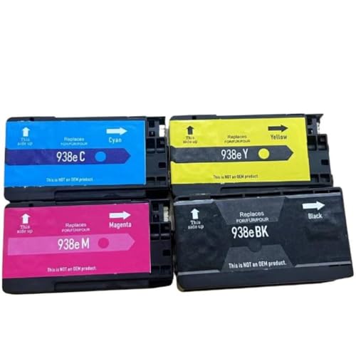 Cartouche d'encre 938 anti-bavure pour imprimante Officejet Pro 9730 9120 9720