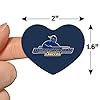 Worcester State University Lancers Logo Heart Shaped Planner Calendar Scrapbook Craft Stickers #5
