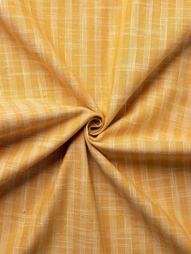 Image of Unstitched Khadi Cotton Fabric Metirial For Men's Shirt - Kurta - Ladies kurti And Ladies Suit