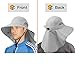 SUN CUBE Wide Brim Sun Hat with Neck Flap, Fishing Hiking for Men Women Safari, Neck Cover for Outdoor Sun Protection UPF50+ | Light Gray