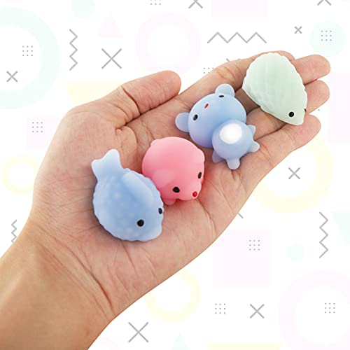 24 Pcs Squishy Toys Mochi Party Favor For Kids Gift Prizes For Kids Classroom Desk Pets Birthday Easter Christmas Goodie Bag Random Animal #TOP4
