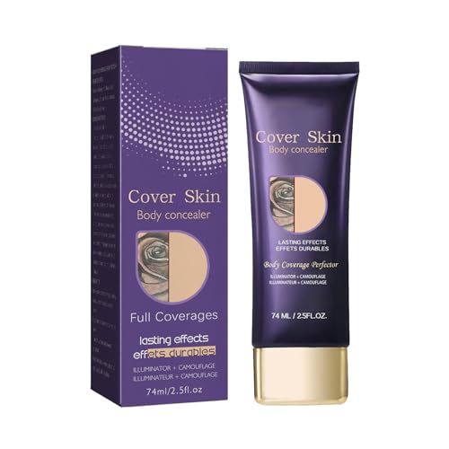 Résistant à L'eau Concealer De Tatouage,Correcteur pour les Cicatrices du Corps,Crème de Couverture pour Tatouages,Longue Tenue Correcteur De Cicatrices Pour Une Large Gamme De Teints