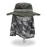 Una gran opción para actividades al aire libre, el sombrero ha añadido malla transpirable para proteger tu cuello y cara de insectos voladores y protegerte de mosquitos, insectos, moscas y otros insectos.
