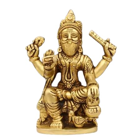 Statue en laiton Vishwakarma : retrouvez l'inspiration et l'harmonie dans votre atelier