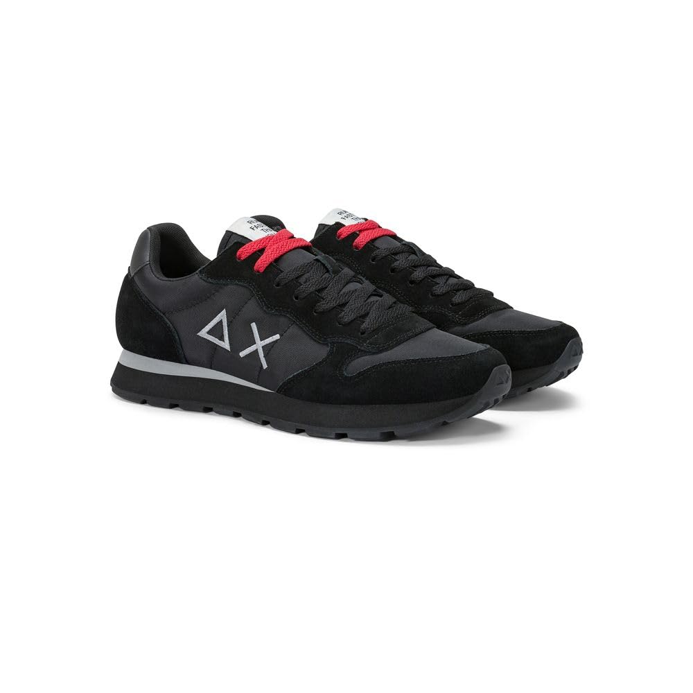 SUN68 Sneaker Uomo Bassa Tom Solid Z36101 8050161662274-44 Nero Blu 44