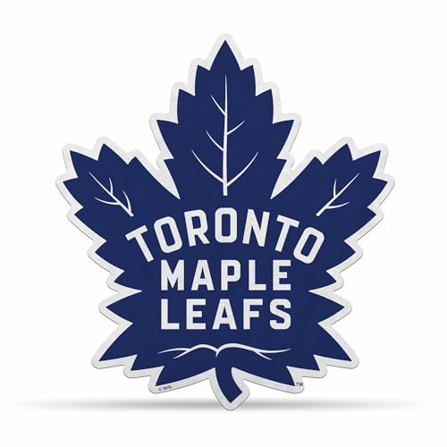 Rico Industries NHL Hockey Toronto Maple Leafs Primary Shape Cut Pennant - Home and Living Room Décor - Soft Felt EZ to Hang