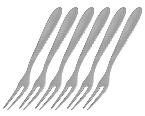 FACKELMANN 41487 Schneckengabeln 6 Stück aus INOX/Schnecken/Gabeln