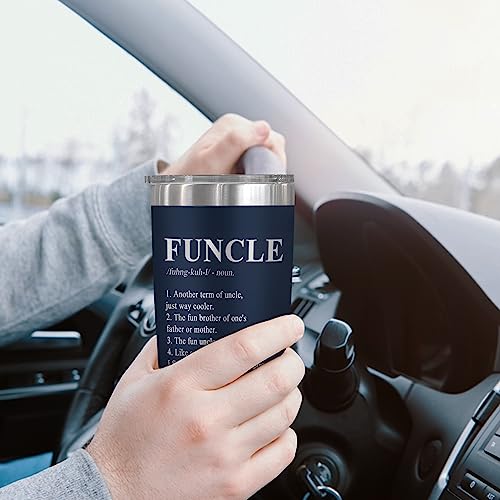 Teezwonder Father's Day Gifts For Uncle From Niece, Nephew, Uncle Gifts For Men, Christmas Gifts For Uncle, Uncle Tumbler Gift Ideas, Funny Uncle Birthday Gifts, 20 Oz Stainless Steel Tumbler #TOP4