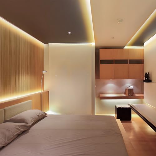 VOLIVO Warm White LED Strip Lights, 16.4ft Dimmable 6500K Lights for Mirror by VOLIVO - Used condition - Image 6