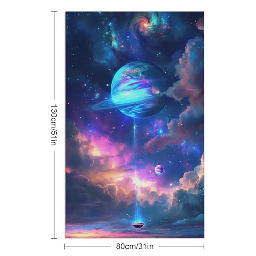 Serviette de plage pour voyage et natation Galactic Dreamscape - 3