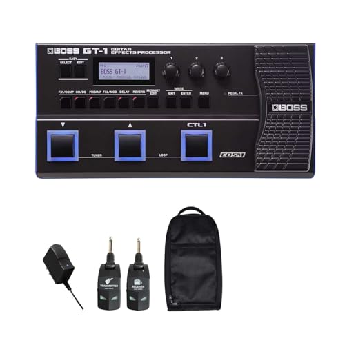 BOSS GT-1 マルチエフェクター・おまけ カナレのシールド Amazon | BOSS GT-1 + 持ち運びバッグ + 純正アダプター + LGW-01