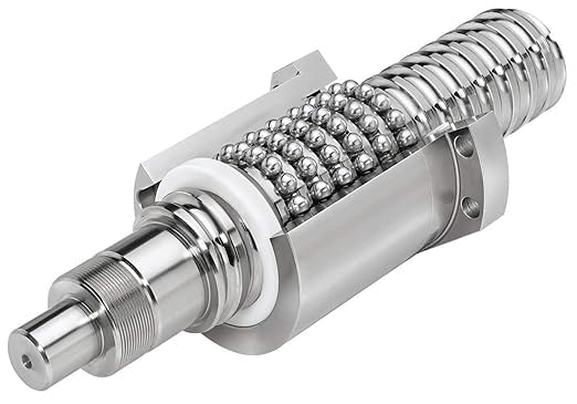 Miniatura 2 de Tornillo de bola de 25 mm SFU2510 RM2510, tornillo de bola anticontragolpe, longitud 11.02 pulgadas  280 mm, paso de 10 mm con tuerca de metal (con