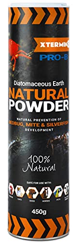 Xtermin8Prob - Bedbug - Diatomaceous Earth 100% Natural Powder - Treatment Killer Bed Bugs Exterminator