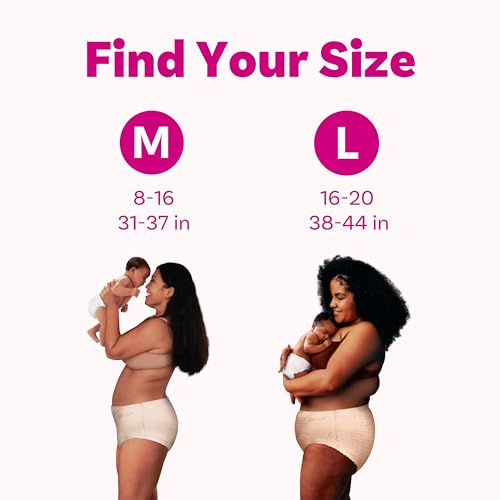 Image of Depend Postpartum Underwear for Women, Large, 17 Count