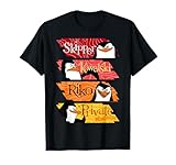 Madagascar Penguins Name Panels Poster T-Shirt