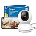 Tapo TC70 Pan/Tilt Indoor Camera House Security Camera, Dog Camera, No Monthly Fee, AI Detection, WiFi Camera, Baby Camera Monitor, 1080p Full HD, 360° View, Night Vision, Works with Alexa & Google