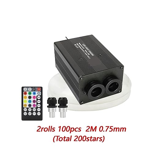 Luces de cielo estrellado 12W con parpadeo twinkle y sonido activo para techos de coche 2