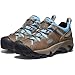 KEEN Women's Targhee 2 Low Height Waterproof Hiking Shoes, Brindle/Alaskan Blue, 8