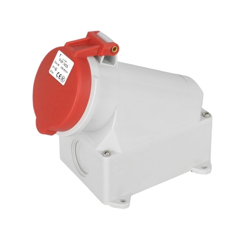 Mounted Industrial Socket IP44 Outdoor Aviation 16A 32A 63A(32A 5P IP44)