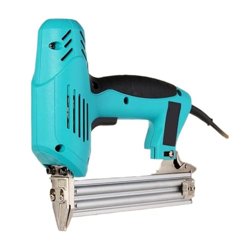 Grapadora neumática, Grapadora neumática para tapi Pistola de Clavo recto eléctrica de 220V y 2000W, herramienta de carpintería de alta potencia de 10-30mm, pistolas de clavos grapas eléctricas